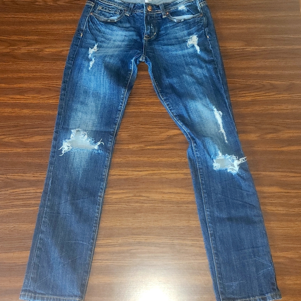 Vigoss Studio The Ritz Skinny Blue Jeans 7/8 29